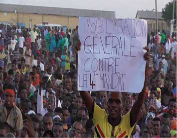 Protests against Guelleh’s running for fourth term