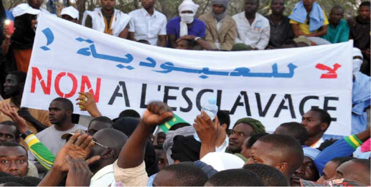موريتانيون يتظاهرون ضد ممارسة الرق في بلادهم
