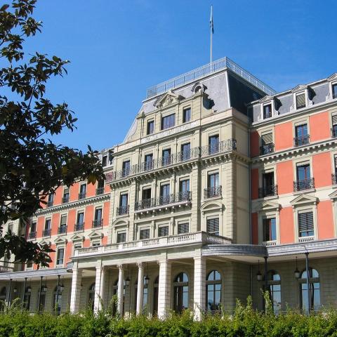 Le Palais Wilson à Genève, en Suisse, est le lieu où se réunit le sous-comité des Nations unies pour la prévention de la torture.