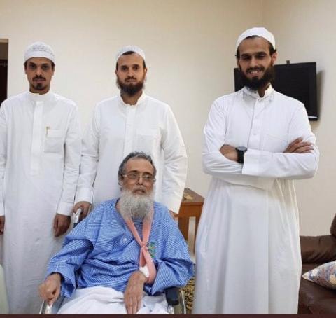 Safar Al Hawali and three of his sons