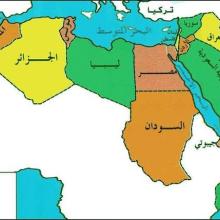 خريطة الوطن العربي